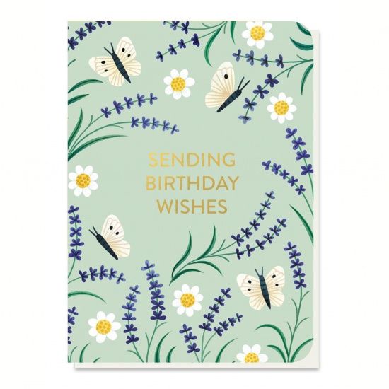 Birthday Wishes Card with Seed Sticks