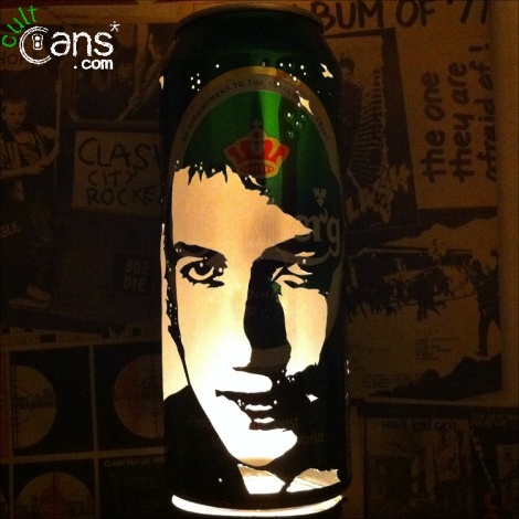 Bob Dylan Beer Can Lantern