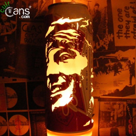 Bruce Springsteen Beer Can Lantern