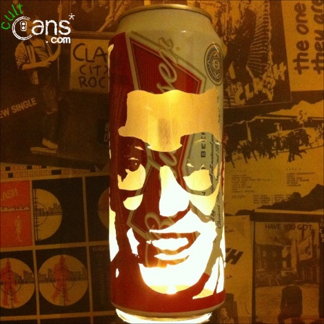 Buddy Holly Beer Can Lantern