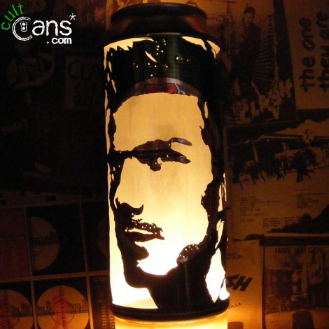 David Beckham Beer Can Lantern