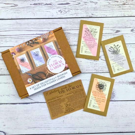 Literary Seeds: The Florals - Set of Three Seed Packets