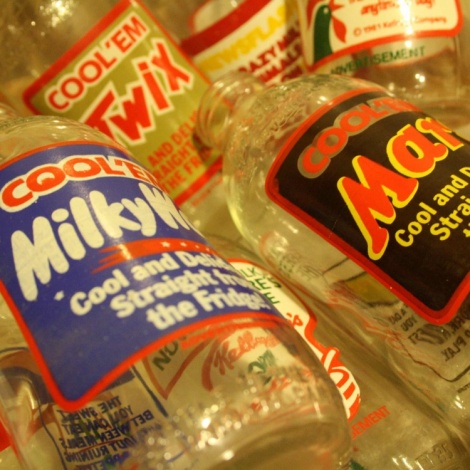 Vintage Milk Bottles