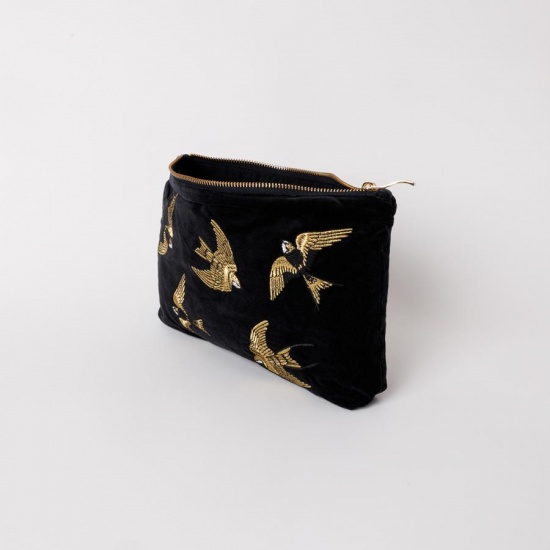 Swallow Print Everyday Pouch