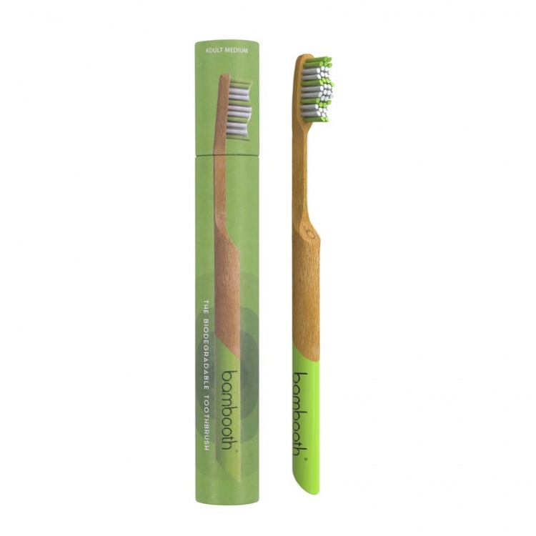 Bambooth Forest Green Bamboo Toothbrush