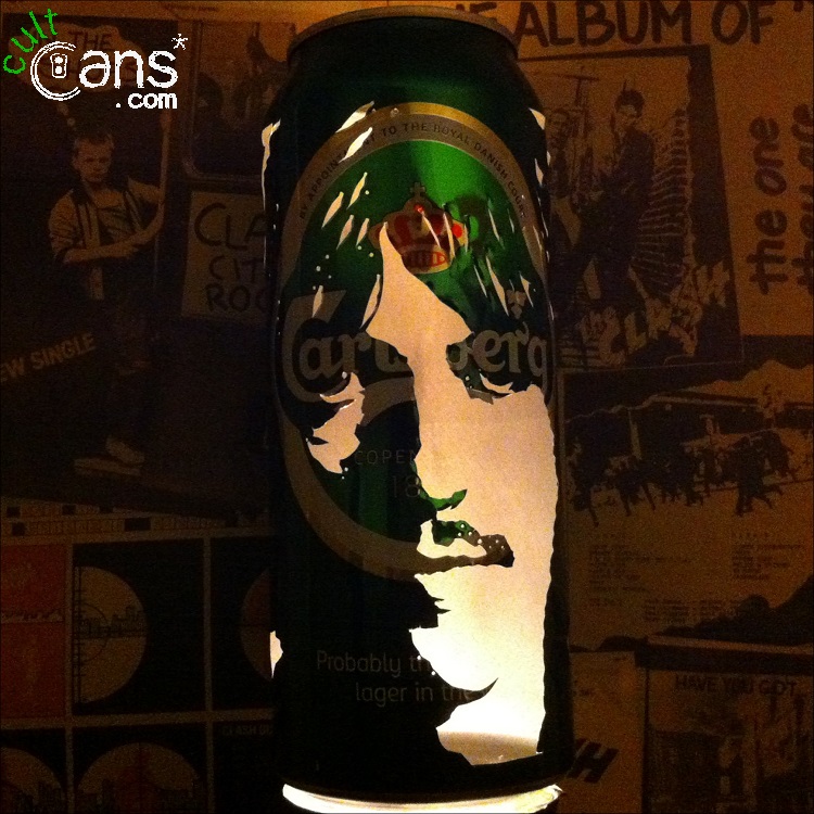 George Harrison Beer Can Lantern