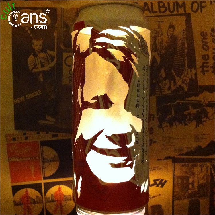 Janis Joplin Beer Can Lantern