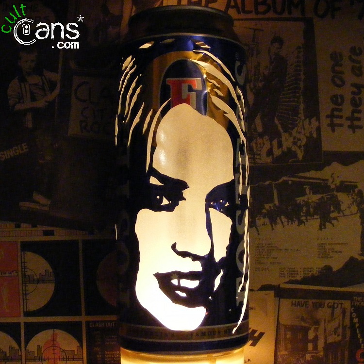 Kylie Minogue Beer Can Lantern