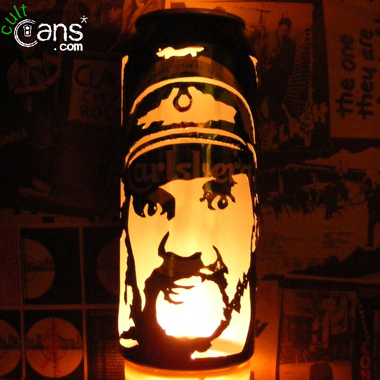 Lemmy Kilmister Beer Can Lantern