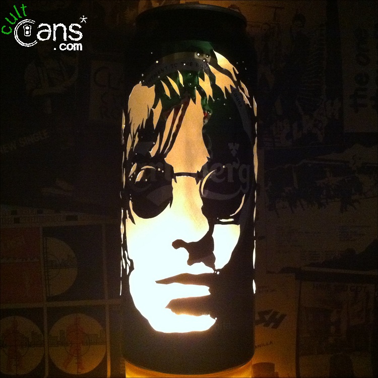 Liam Gallagher Beer Can Lantern