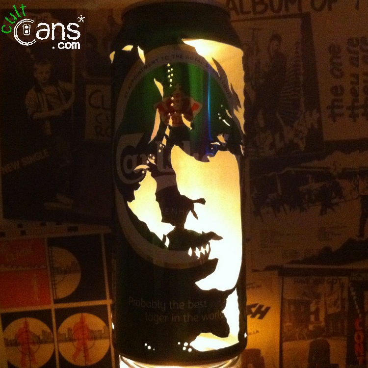 Mick Jagger Beer Can Lantern