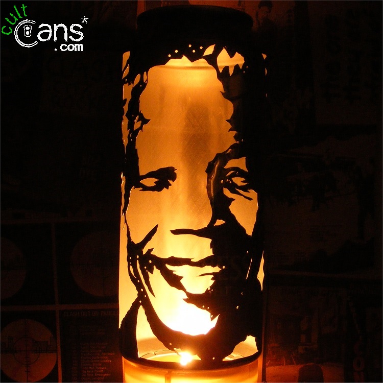 Nelson Mandela Beer Can Lantern