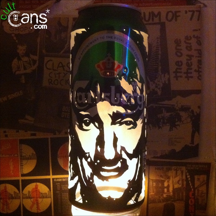 Rod Stewart Beer Can Lantern
