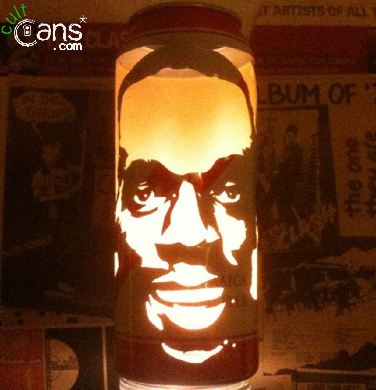 Usain Bolt Beer Can Lantern