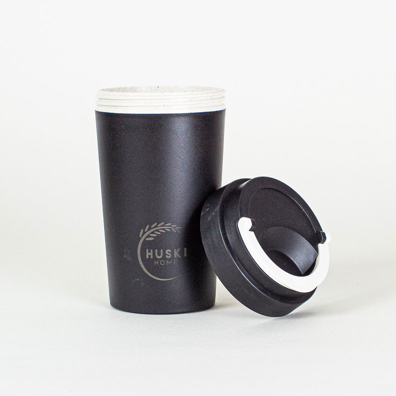 Black Reusable Coffee Cup