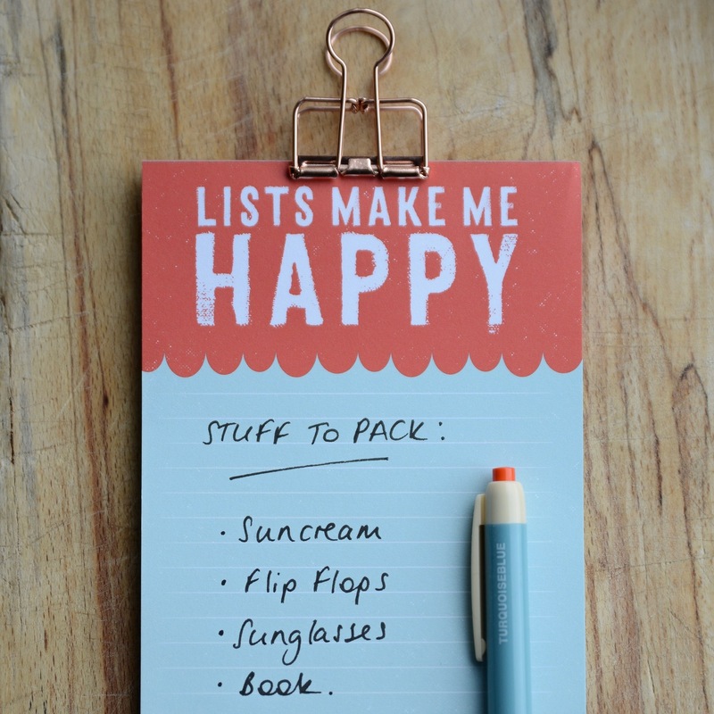 Lists Make Me Happy List Pad
