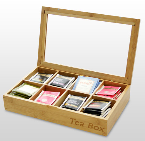 Tea Caddy Box - Eight Compartments