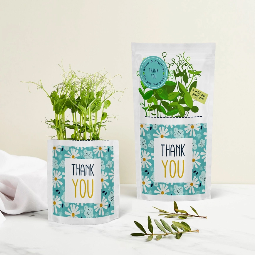 Thank You Greens & Greetings, Thank You Card and Seed Gift
