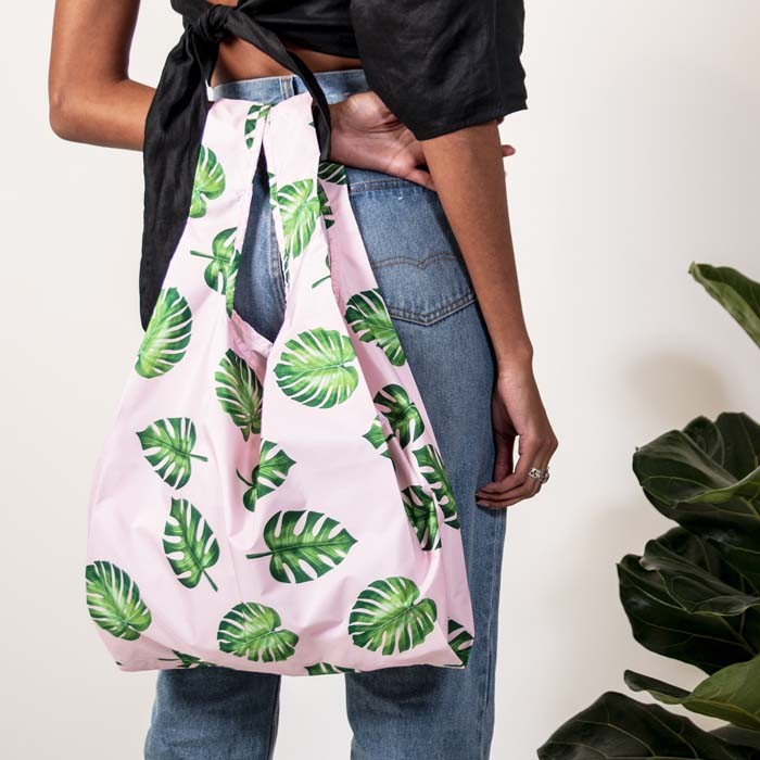 Medium Reusable Shopping Bag - Palms