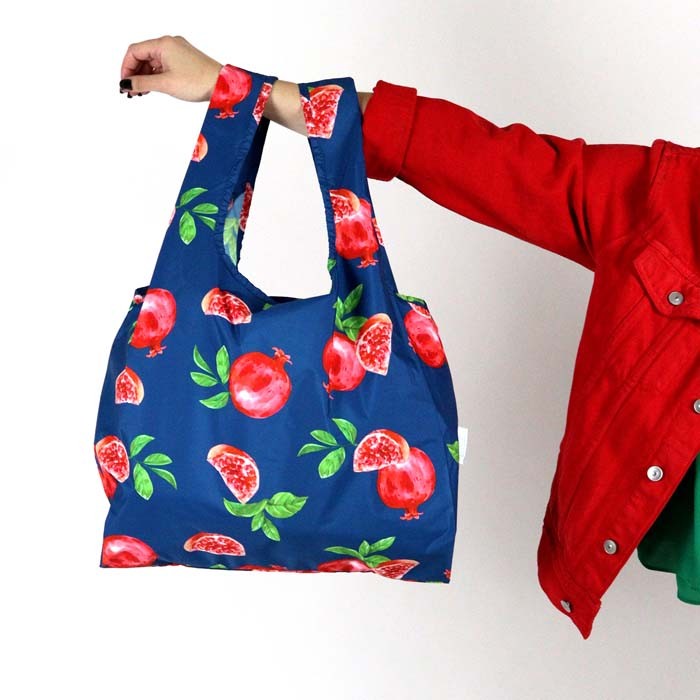 Reusable  Pomegranate Shopping Bag