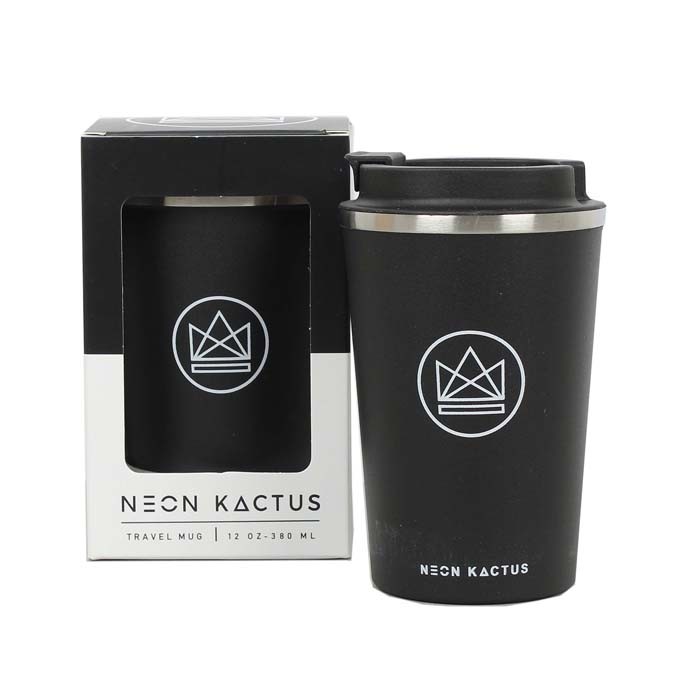 Neon Kactus Reusable Coffee Cup/Travel Mug Rock Star 